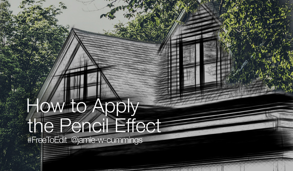 pencil effect tutorial